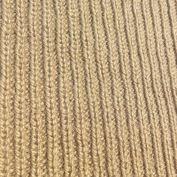 VTG Womens Krizia Maglia caramel 100% Wool knit fall skirt Italy 40 - Picture 8 of 8